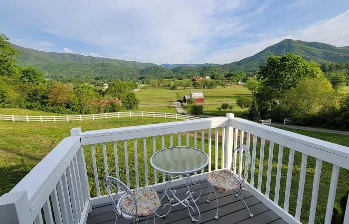 Wears Valley cabin view