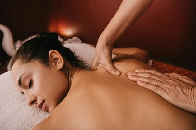 Indoor massage setup
