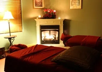 Indoor massage room